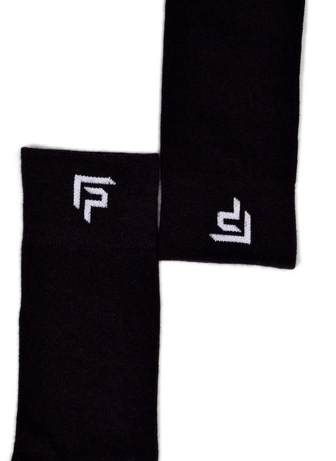 FOOTPRINTS FOOTPRINT Men 5 Pairs Anti Odour Organic Cotton Calf-Length Solid Bamboo Formal Socks - Image 2